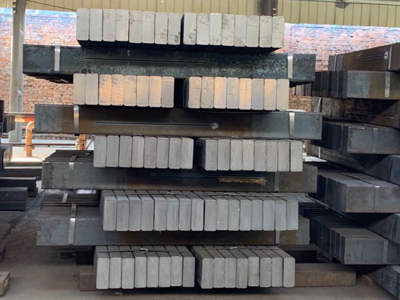 Slit cathode flat steel